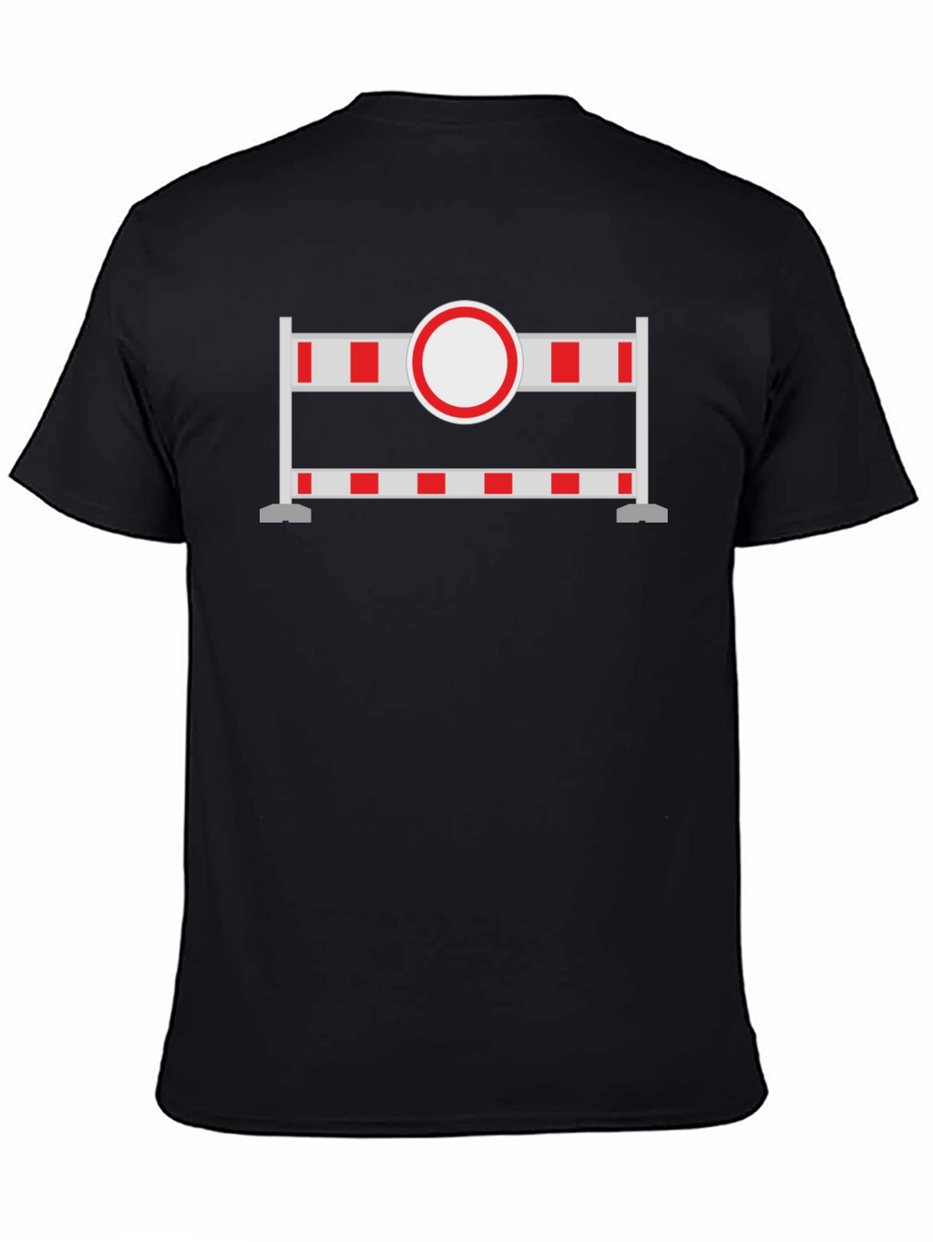 Construction Barrier T-Shirt - Unique Graphic Tee