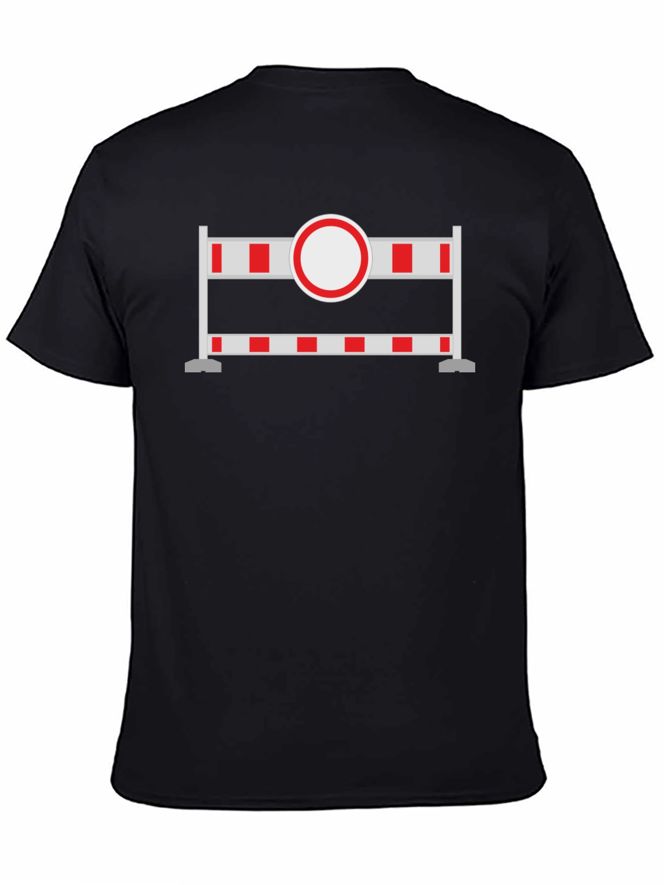 Construction Barrier T-Shirt - Unique Graphic Tee