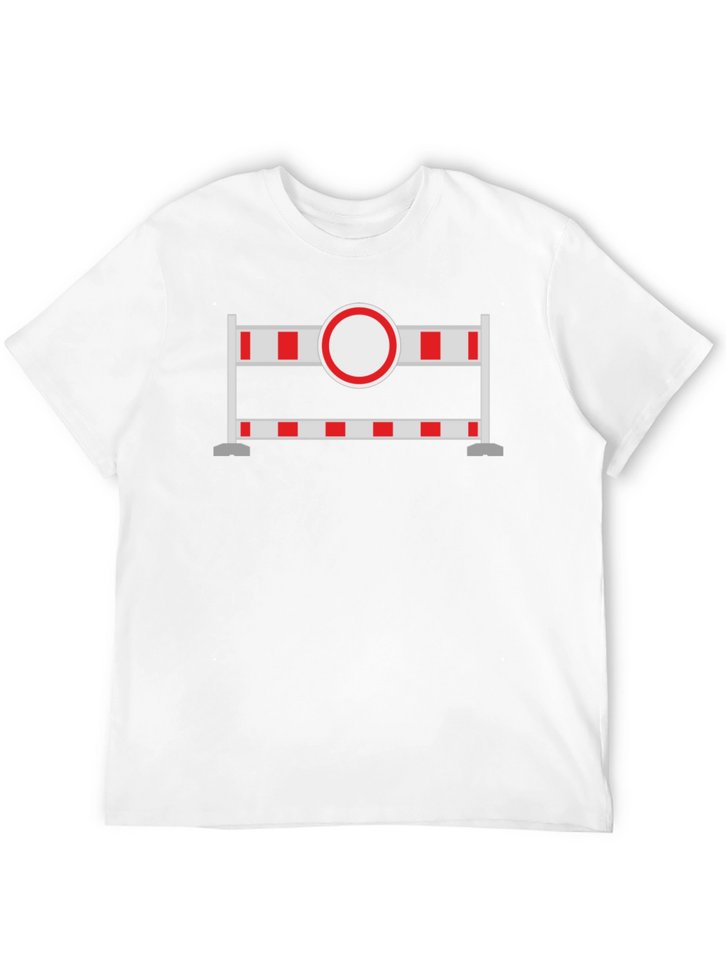 Construction Barrier T-Shirt - Unique Graphic Tee