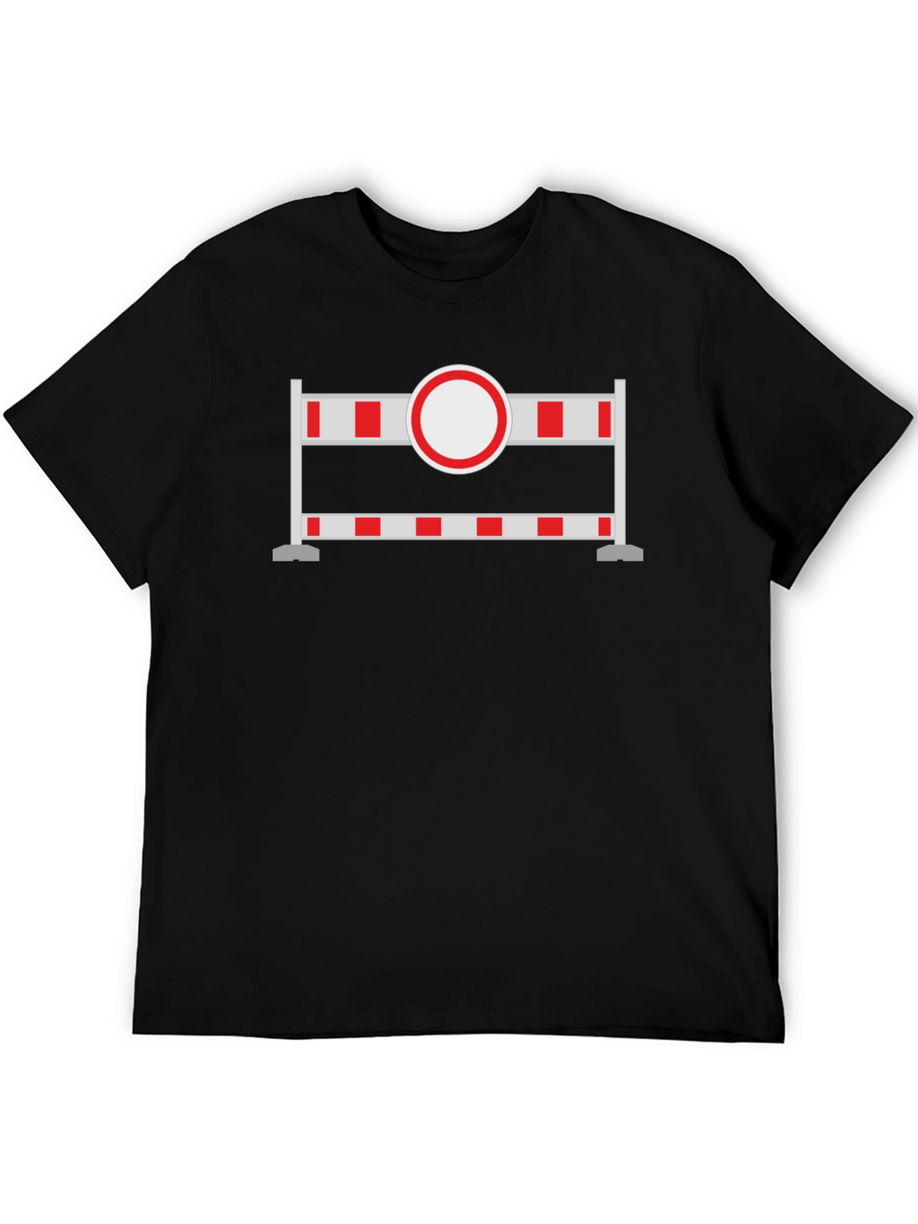 Construction Barrier T-Shirt - Unique Graphic Tee