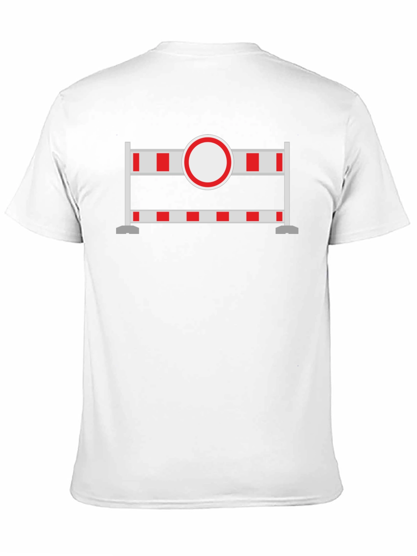 Construction Barrier T-Shirt - Unique Graphic Tee