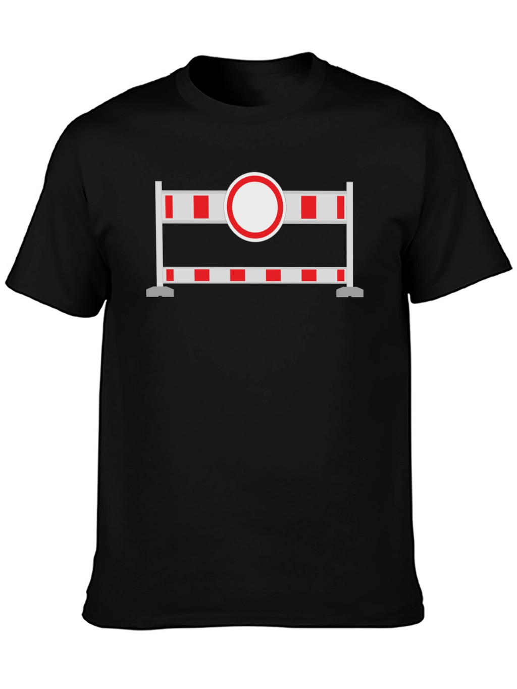 Construction Barrier T-Shirt - Unique Graphic Tee