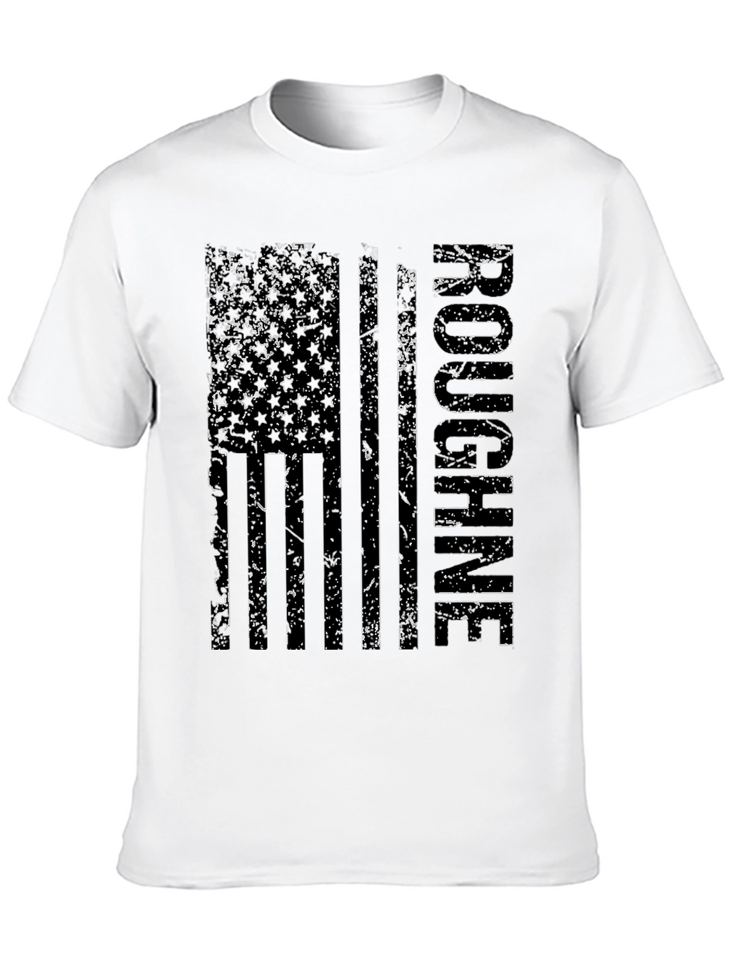 Roughneck Distressed American Flag Tee