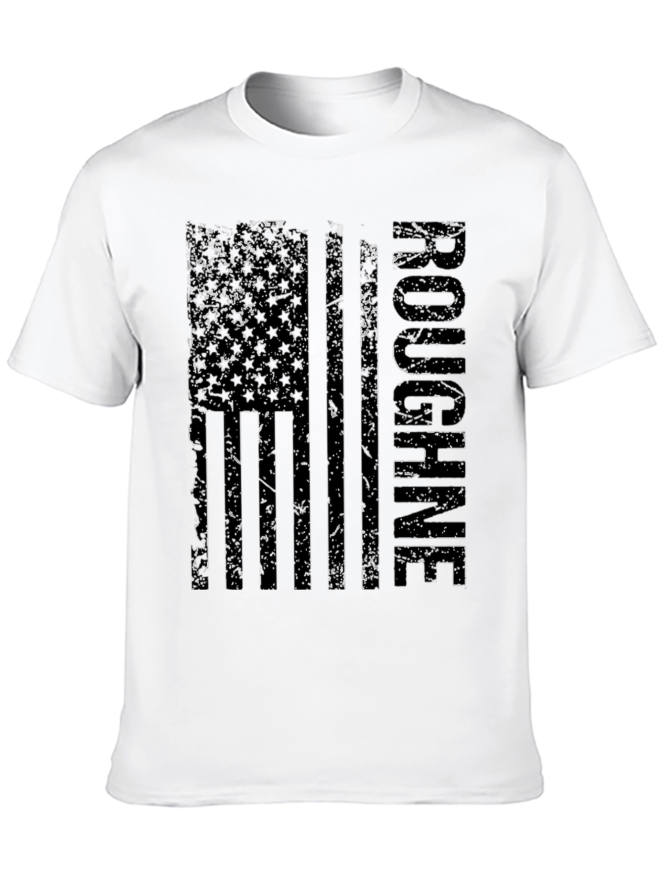 Roughneck Distressed American Flag Tee