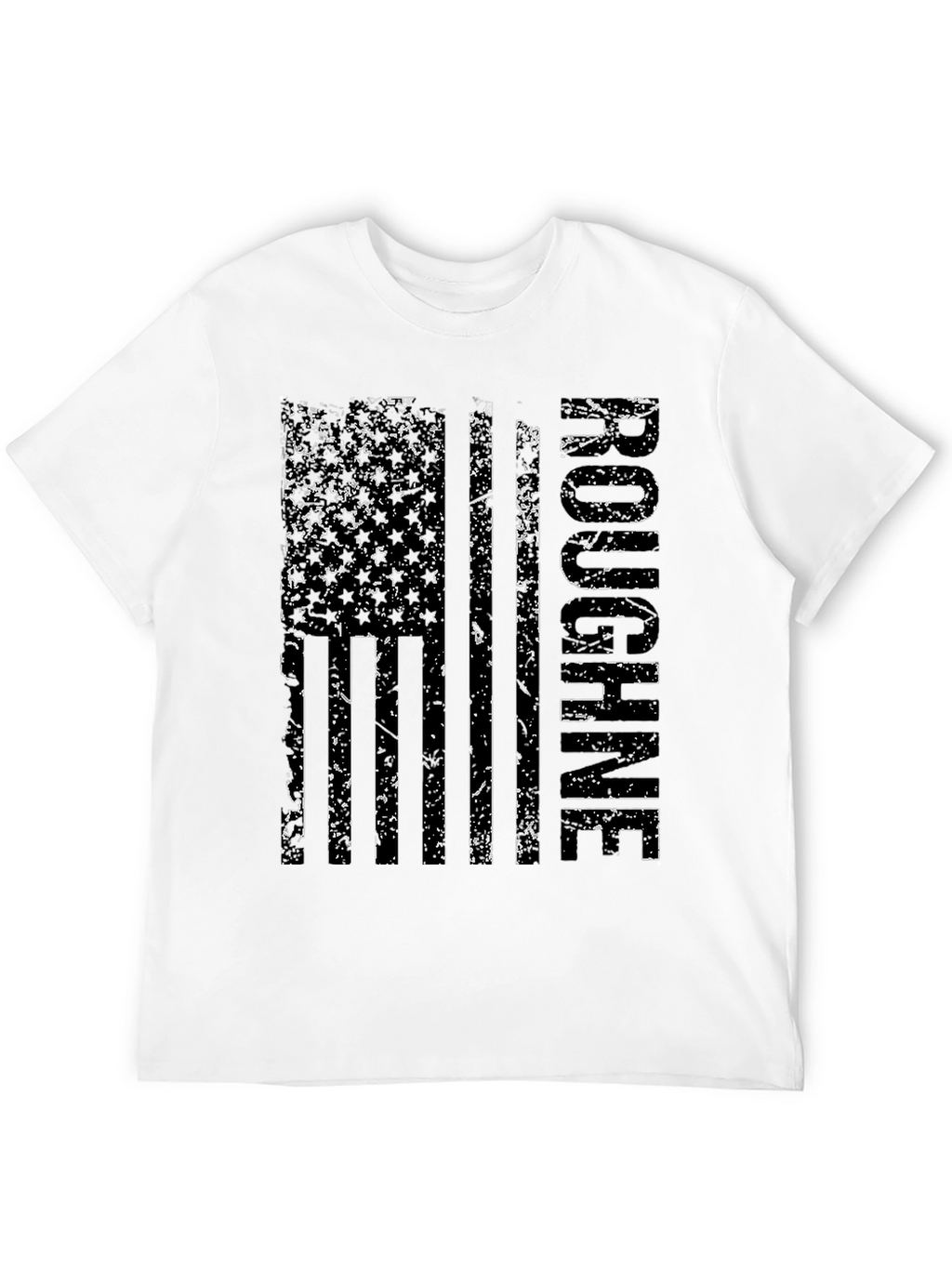 Roughneck Distressed American Flag Tee
