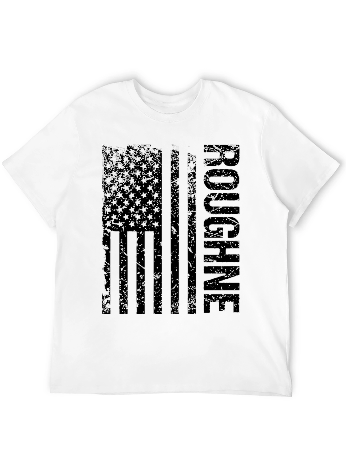 Roughneck Distressed American Flag Tee