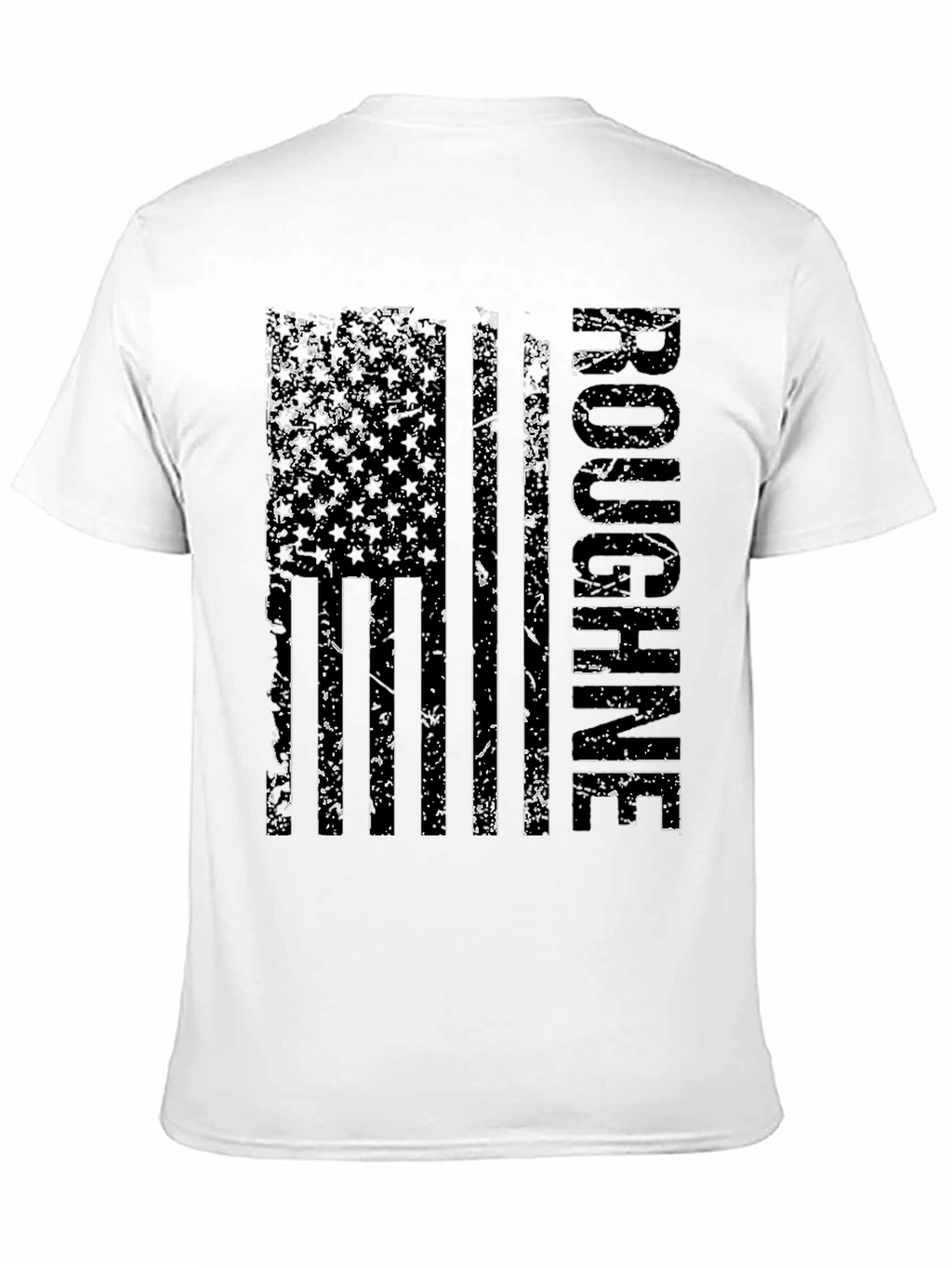 Roughneck Distressed American Flag Tee