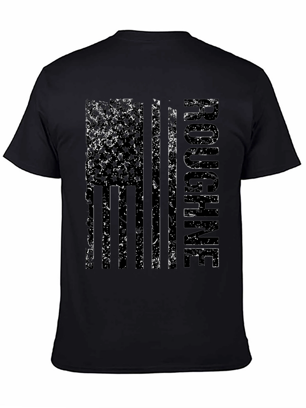 Roughneck Distressed American Flag Tee