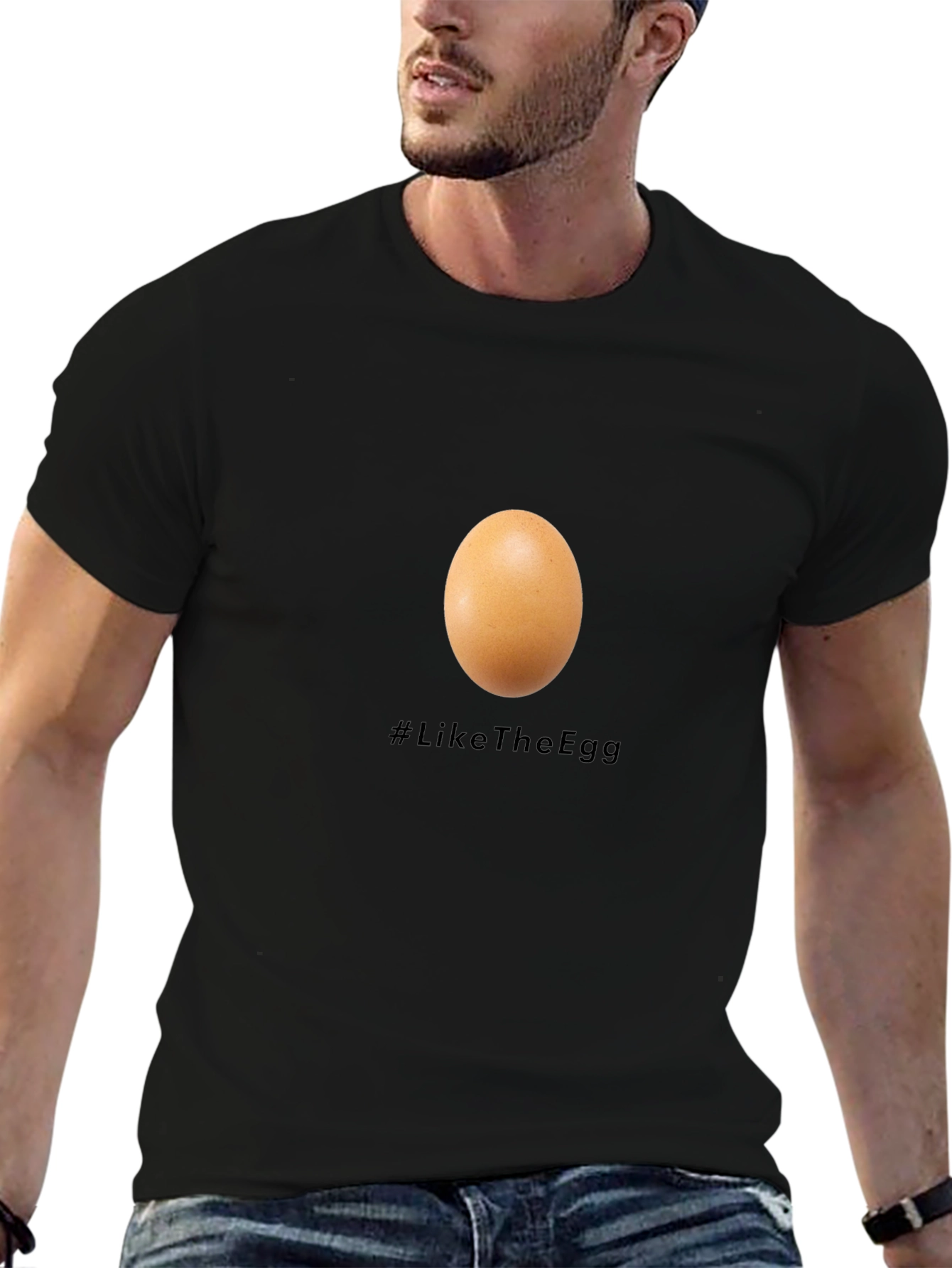 Egg T-Shirt - #LikeTheEgg - Unisex Cotton Tee
