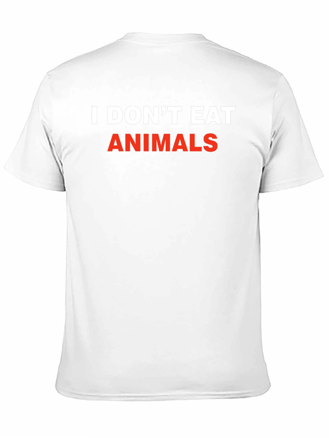I Dont Eat Animals T-Shirt - Vegan Statement Tee