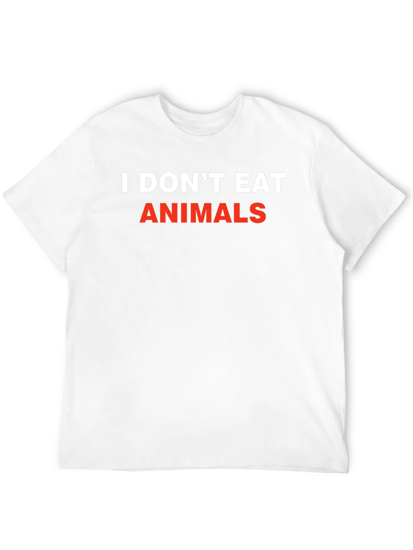 I Dont Eat Animals T-Shirt - Vegan Statement Tee