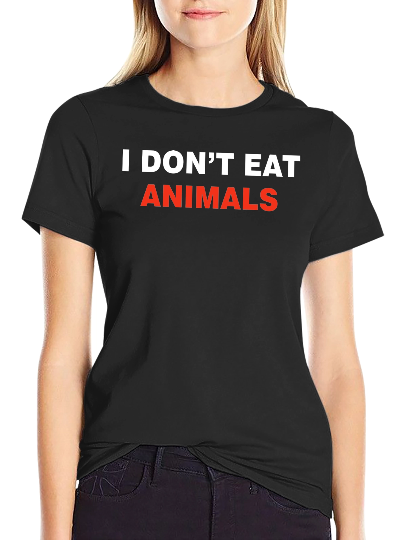 I Dont Eat Animals T-Shirt - Vegan Statement Tee