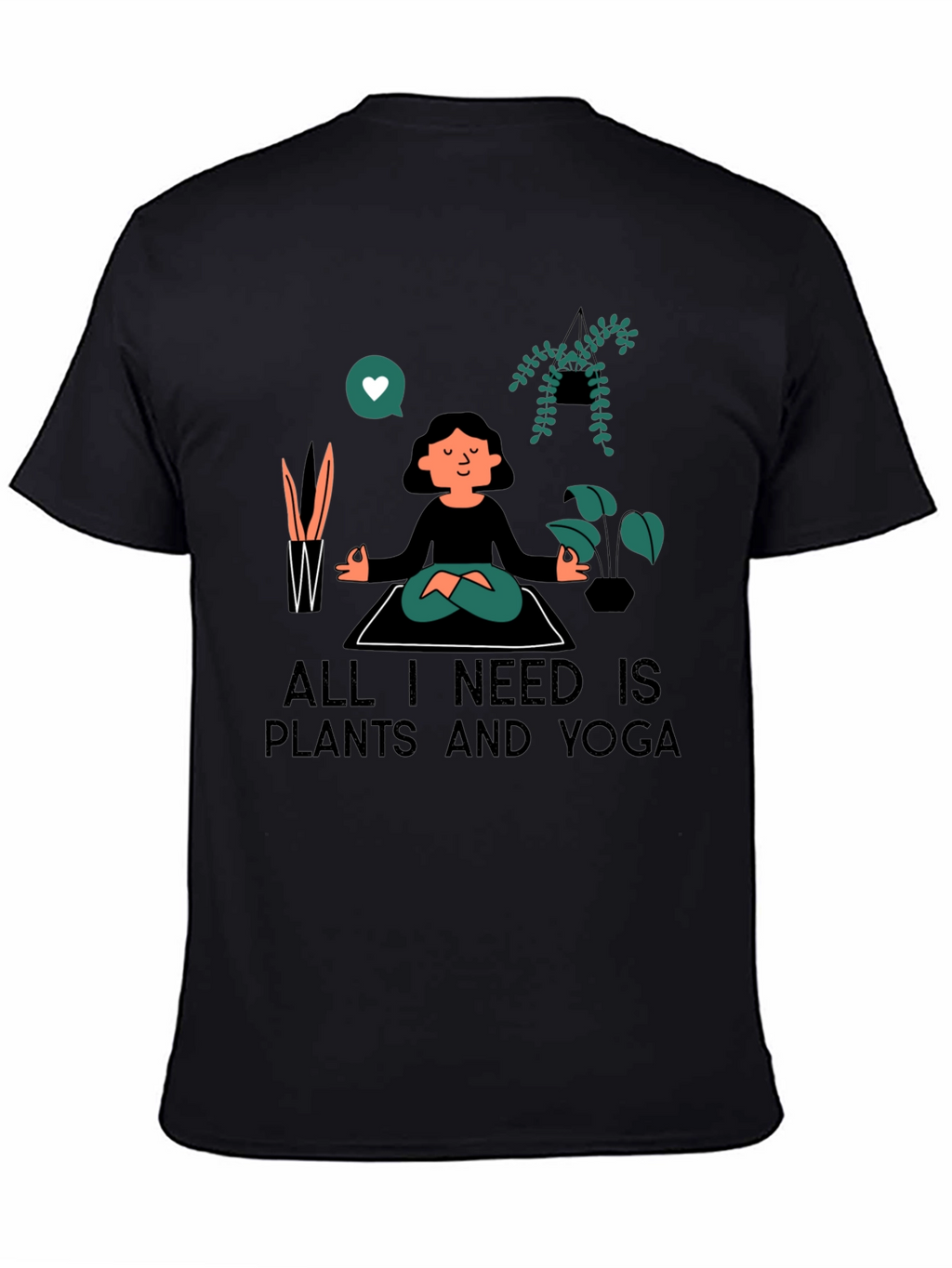 Plants & Yoga T-Shirt - Meditate in Style
