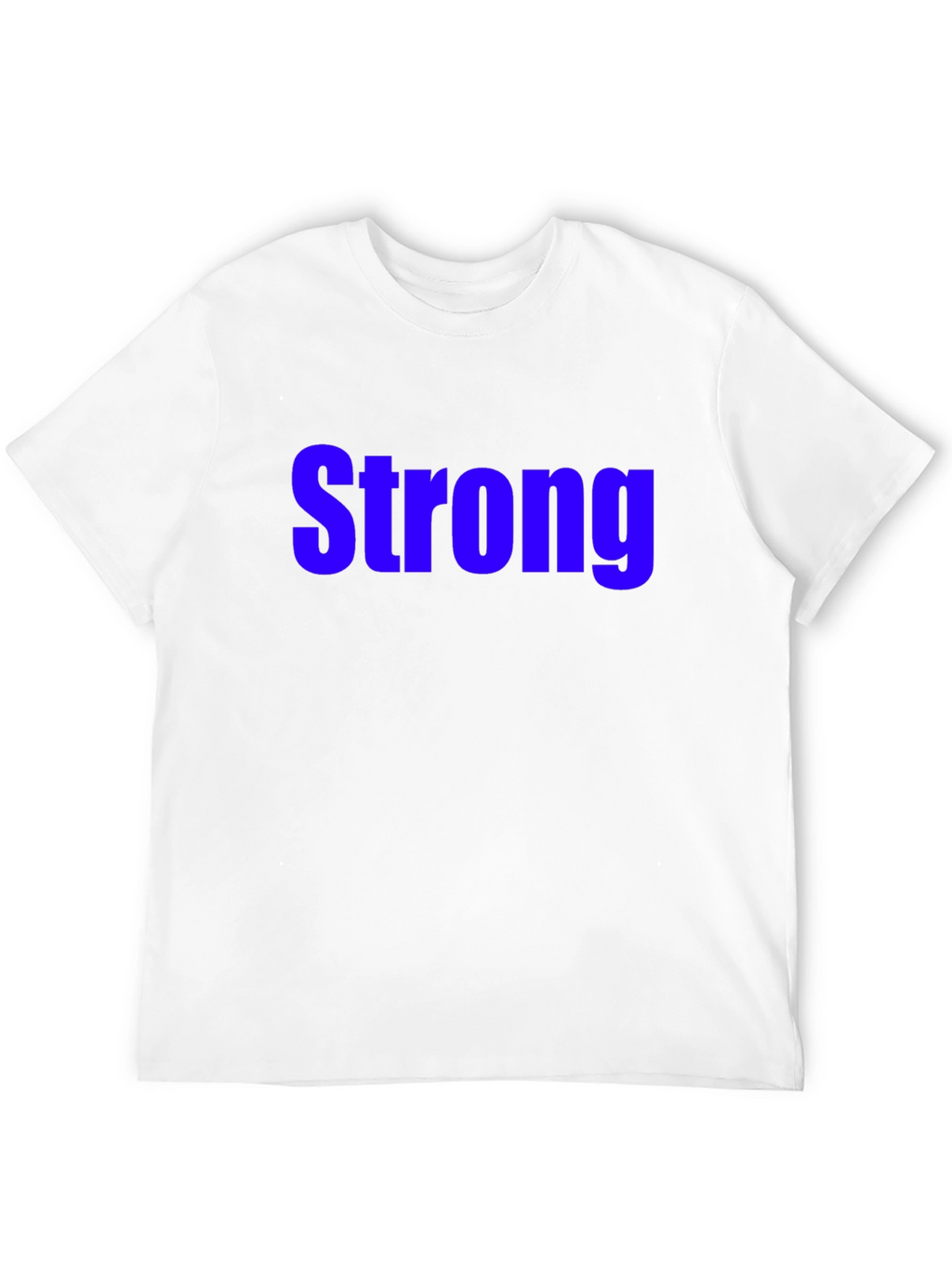 Mens Black Strong Graphic Tee