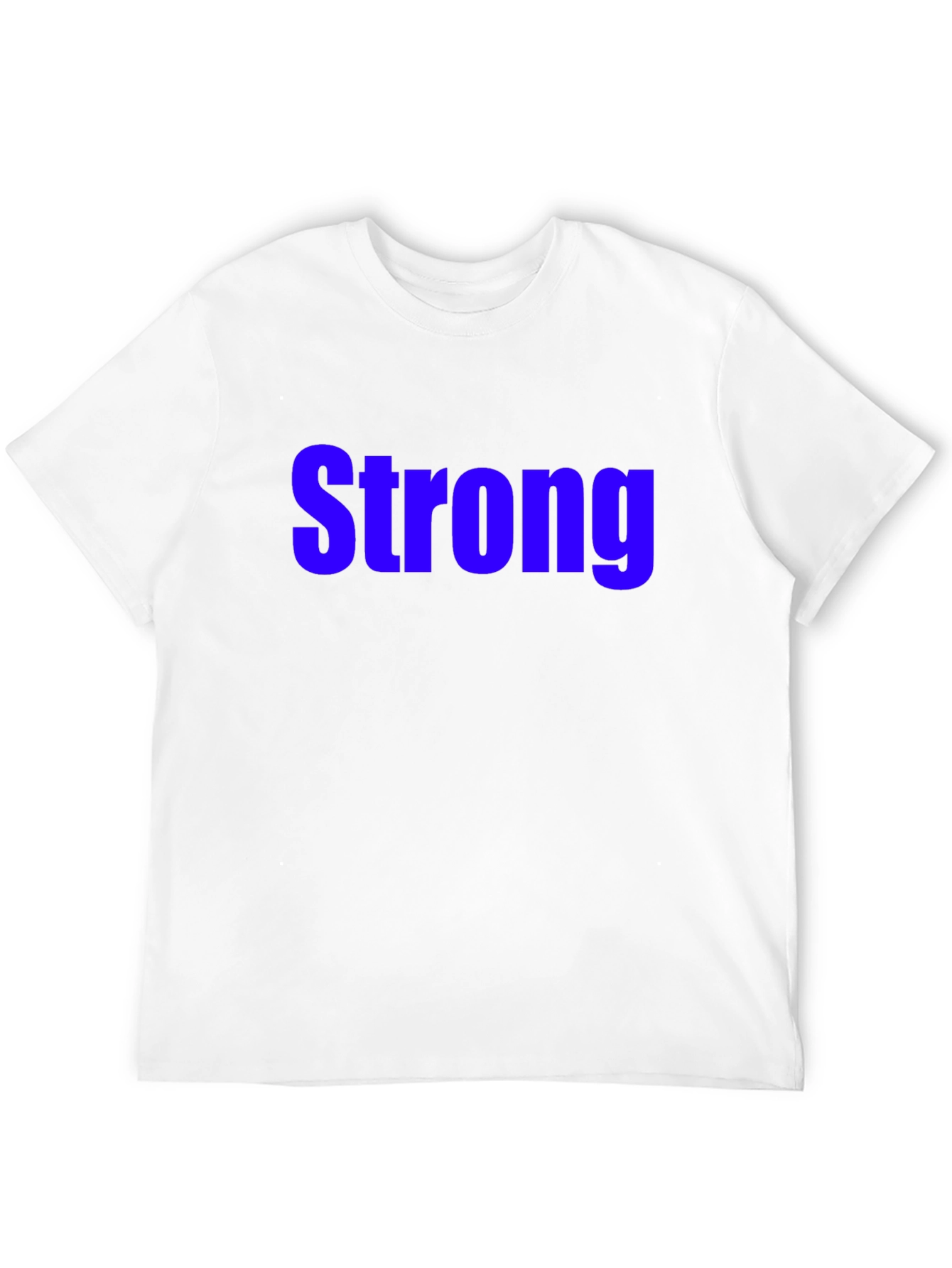 Mens Black Strong Graphic Tee