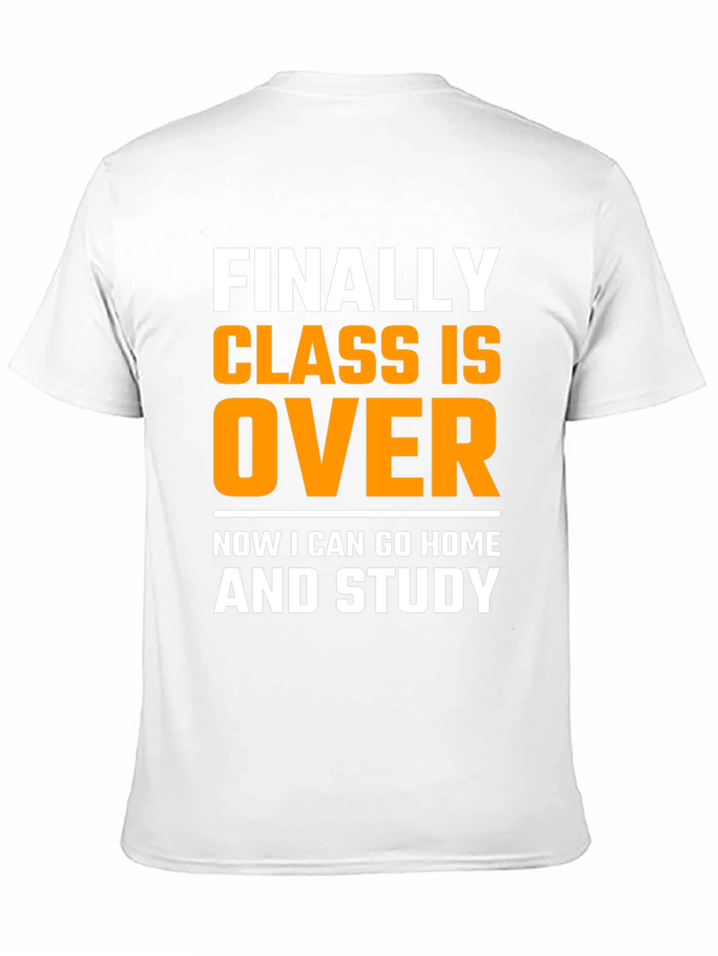 Funny Finally Class Is Over Black T-Shirt