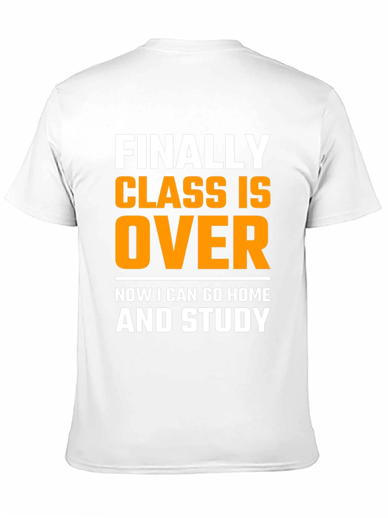 Funny Finally Class Is Over Black T-Shirt