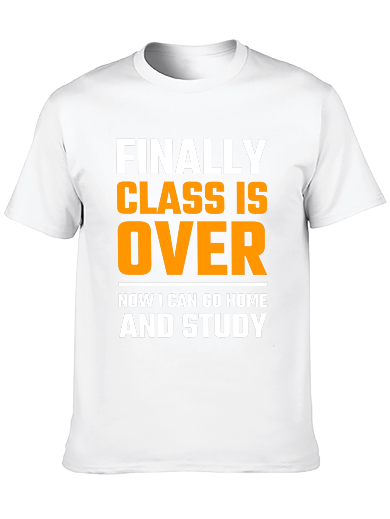 Funny Finally Class Is Over Black T-Shirt