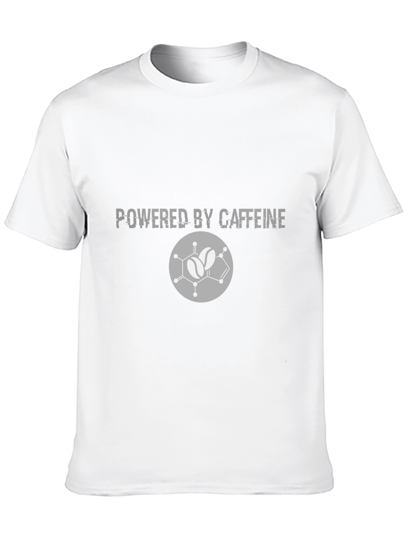 Powered by Caffeine Graphic Tee - Black