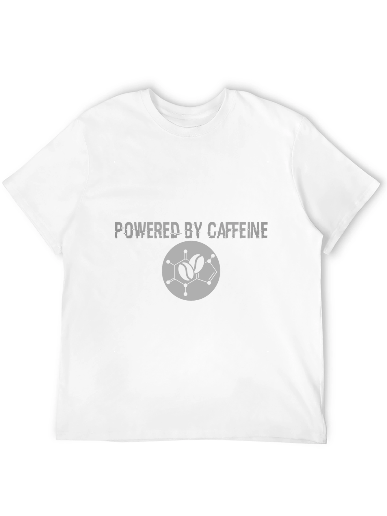 Powered by Caffeine Graphic Tee - Black