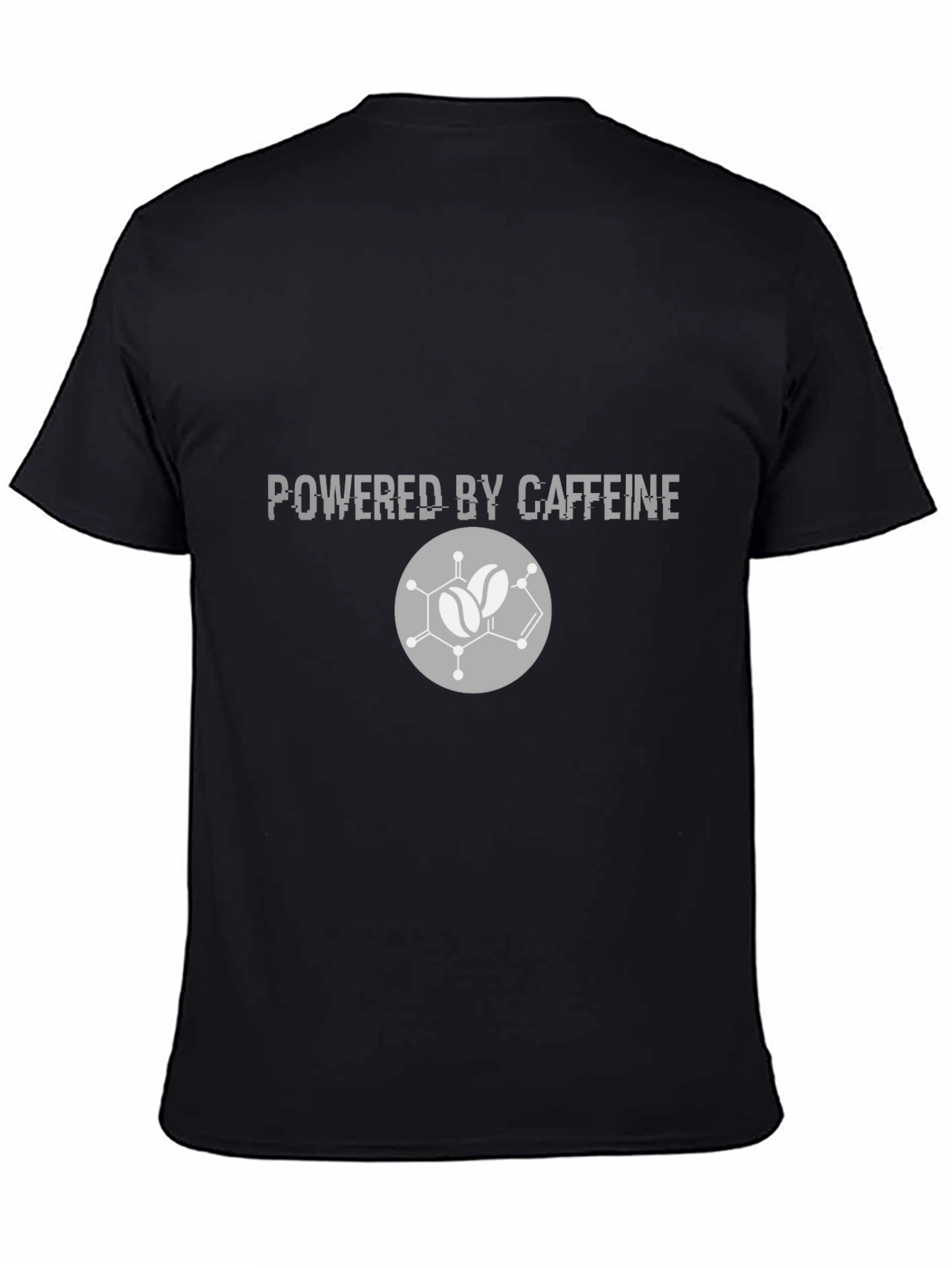 Powered by Caffeine Graphic Tee - Black