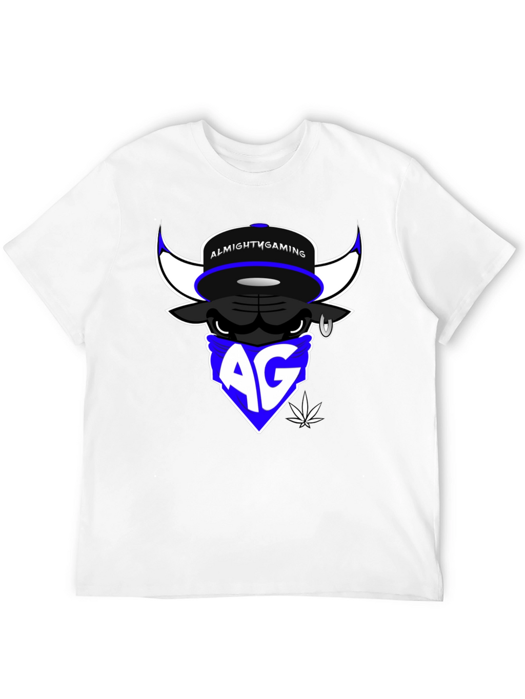 Almighty Gaming Bull T-Shirt - Black Cotton Tee