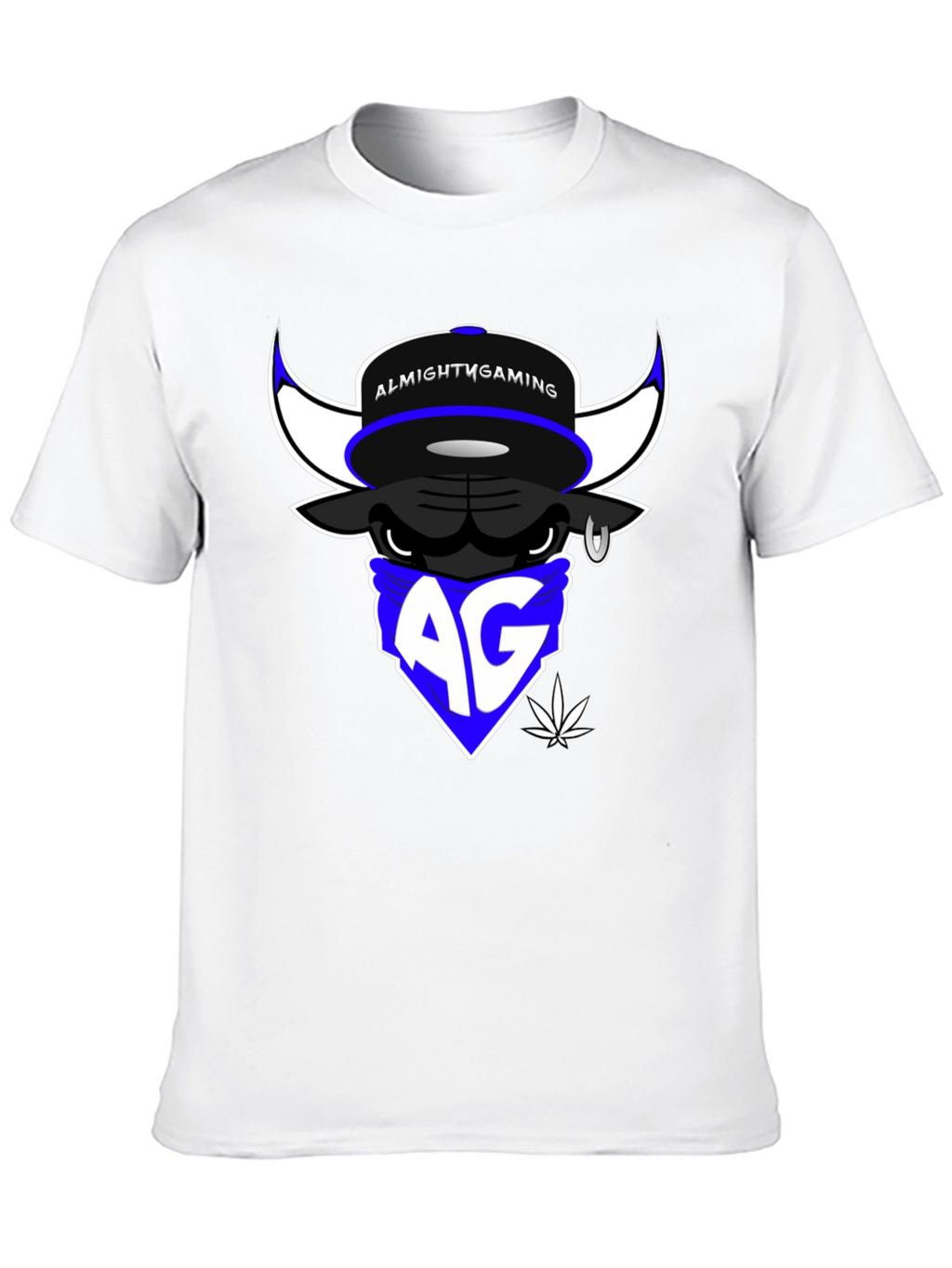 Almighty Gaming Bull T-Shirt - Black Cotton Tee