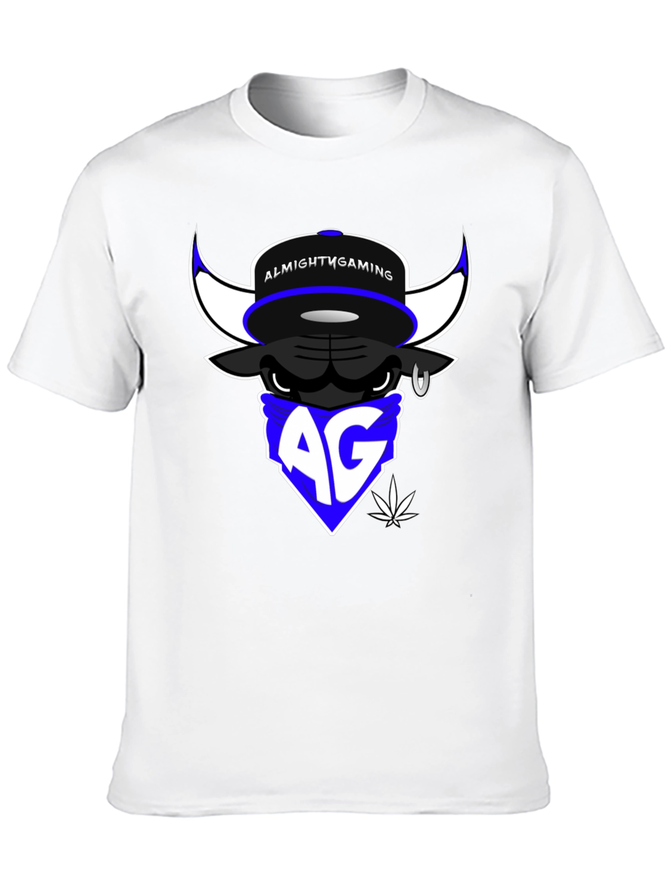 Almighty Gaming Bull T-Shirt - Black Cotton Tee