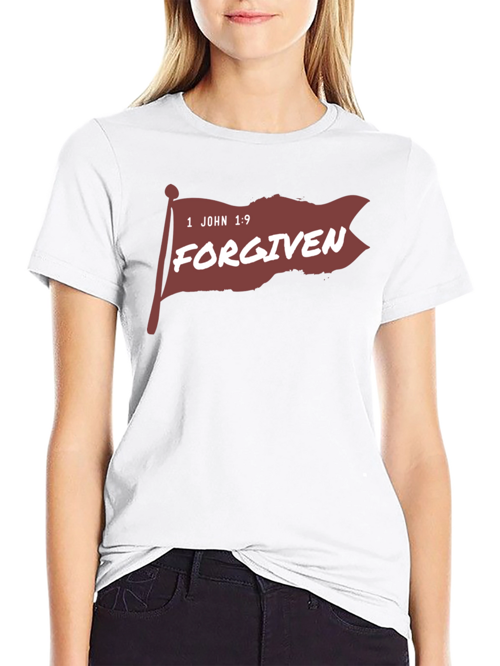 Forgiven Graphic T-Shirt - 1 John 1:9