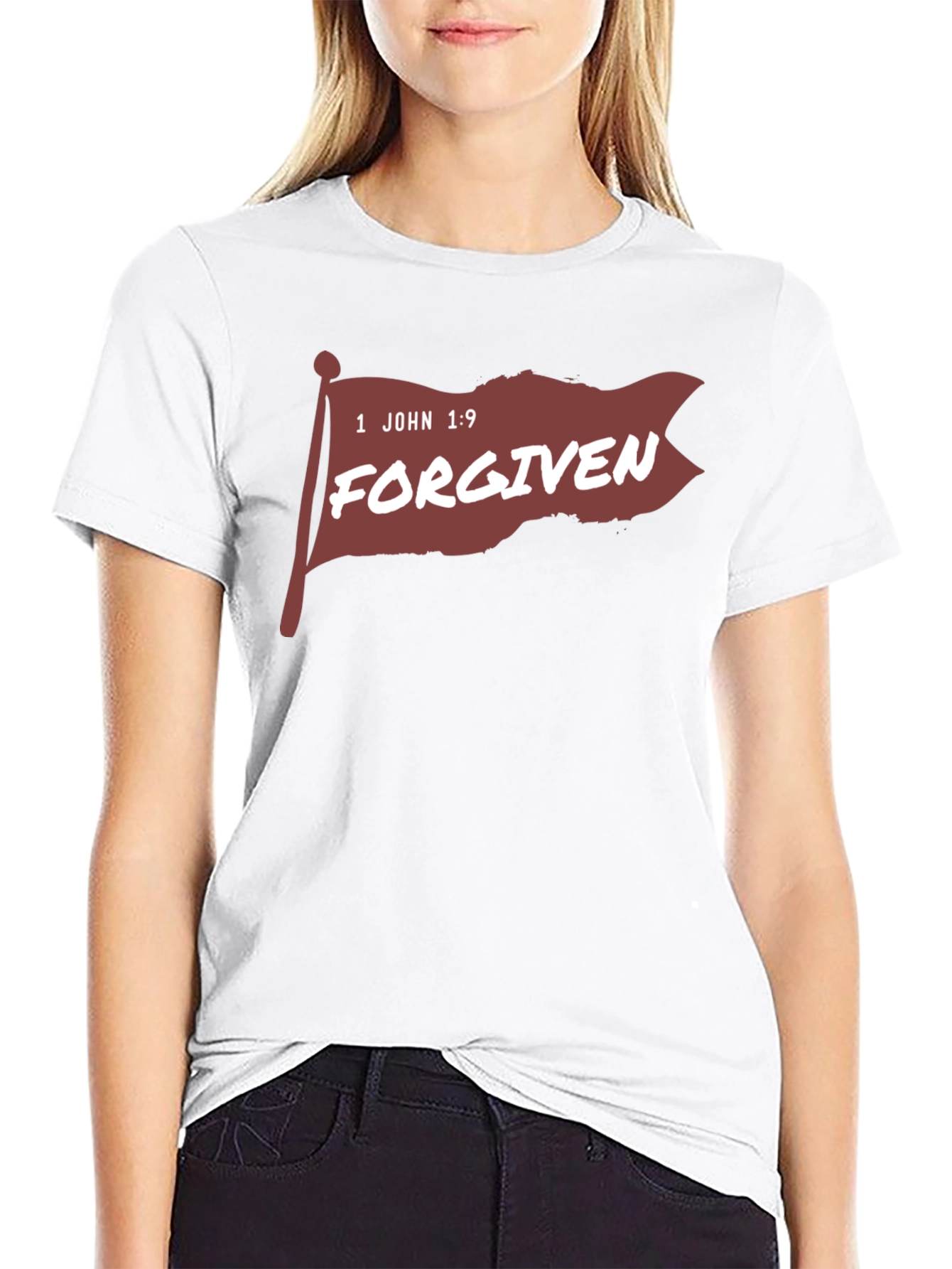 Forgiven Graphic T-Shirt - 1 John 1:9