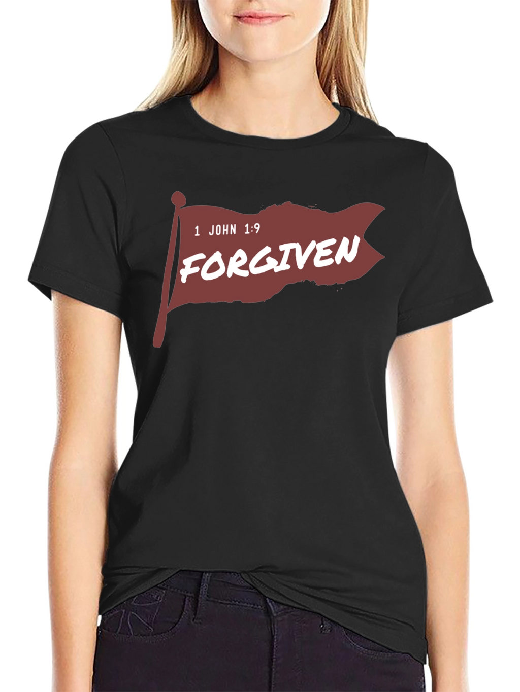 Forgiven Graphic T-Shirt - 1 John 1:9