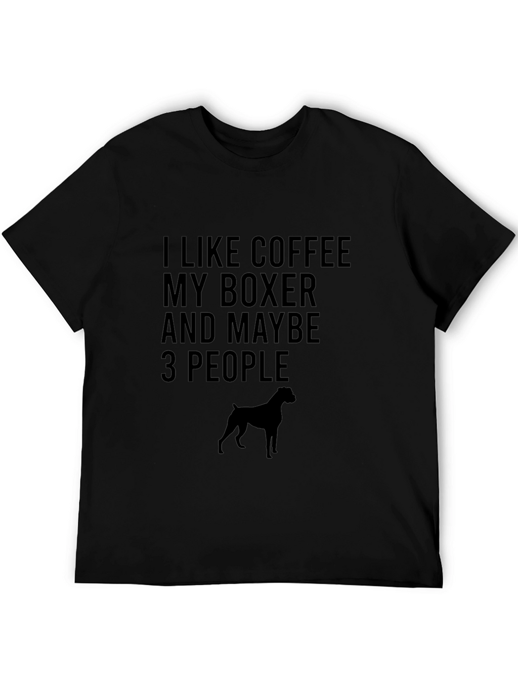 Coffee Boxer and People T-Shirt