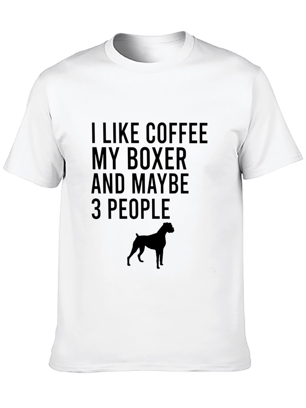 Coffee Boxer and People T-Shirt