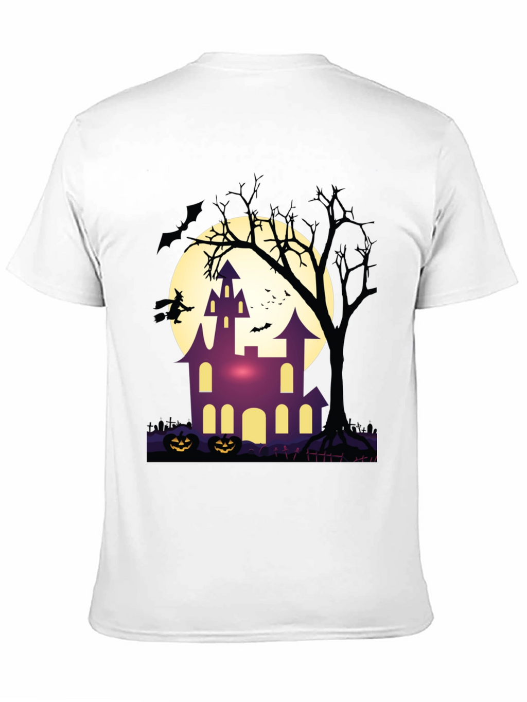 Halloween Haunted House Graphic Tee