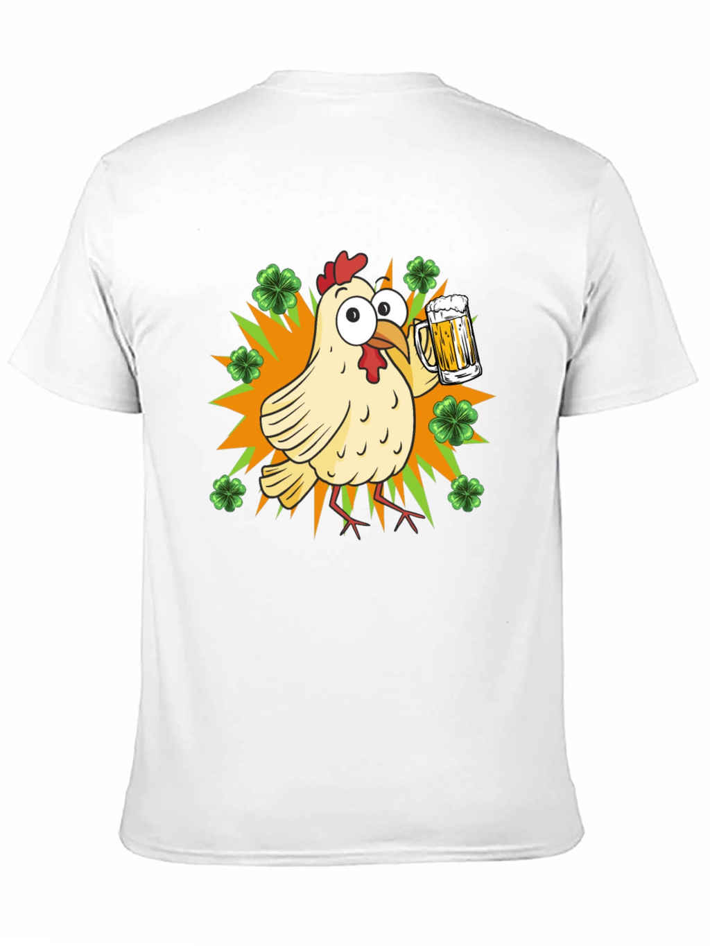 St. Patricks Day Chicken with Beer T-Shirt