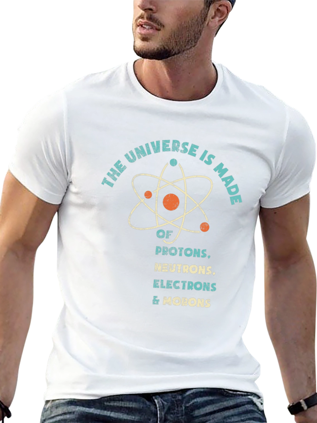 Universe Elements Graphic Tee - Humorous Science T-Shirt