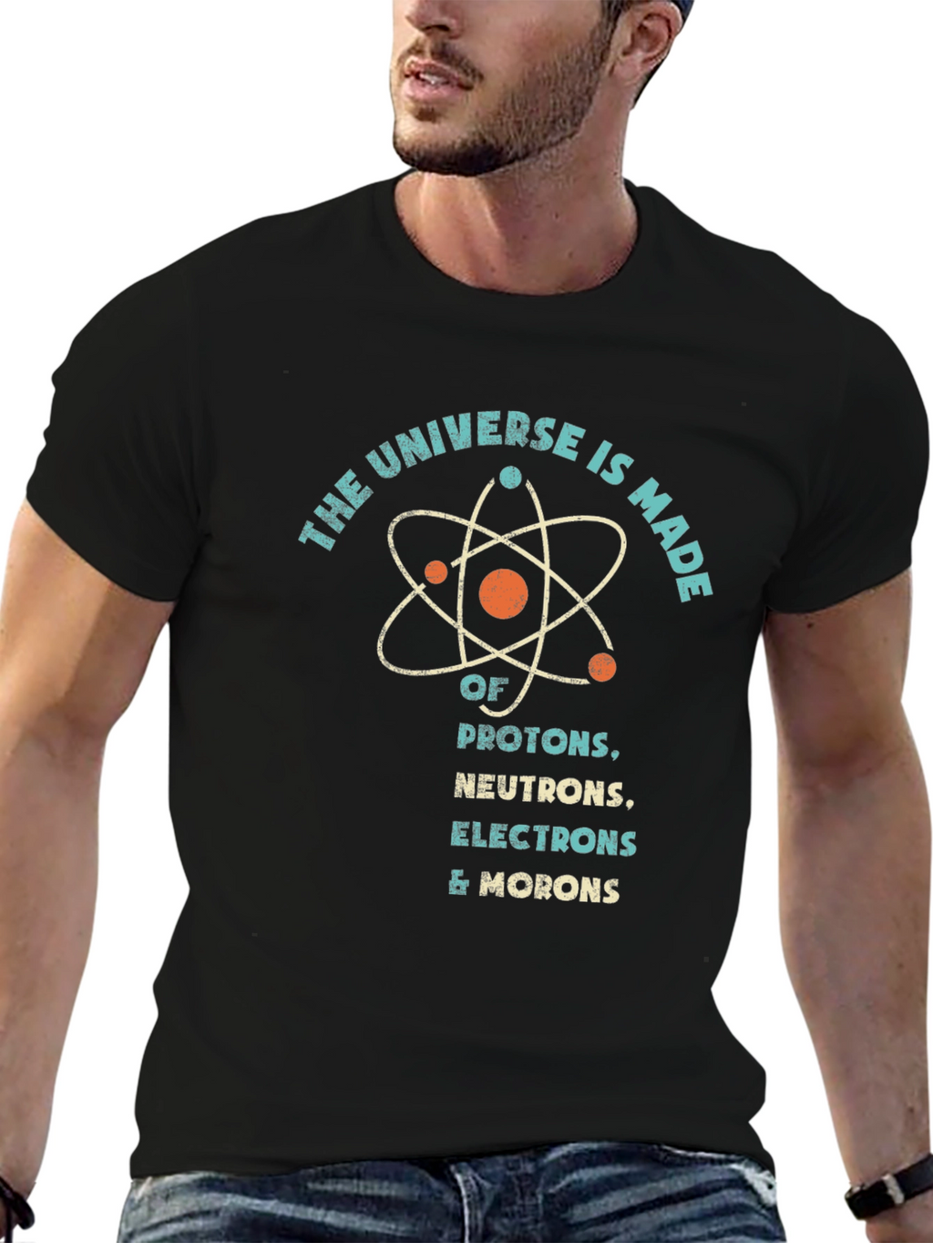 Universe Elements Graphic Tee - Humorous Science T-Shirt
