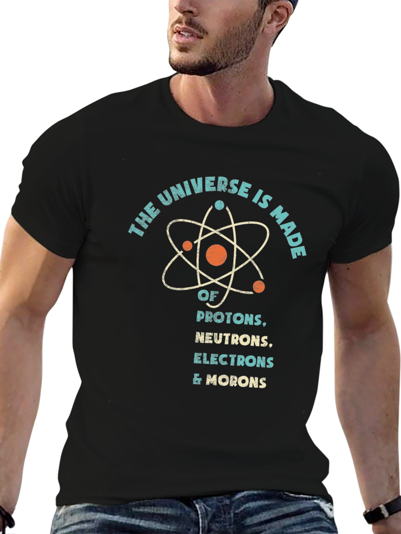 Universe Elements Graphic Tee - Humorous Science T-Shirt
