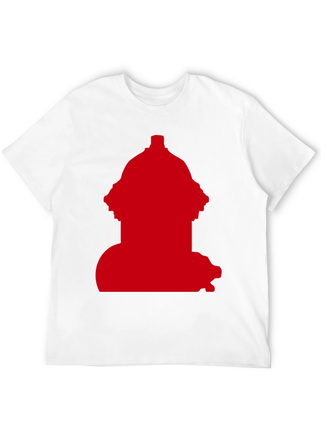 Red Fire Hydrant Graphic Tee - Casual Style