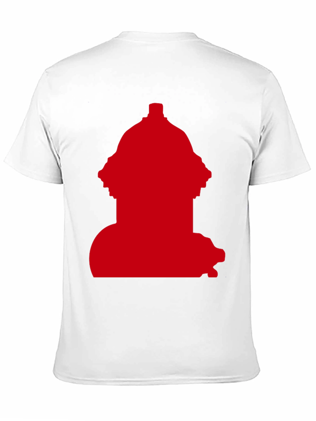 Red Fire Hydrant Graphic Tee - Casual Style