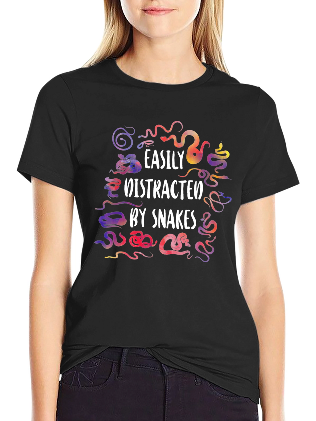 Easily Distracted by Snakes Graphic Tee