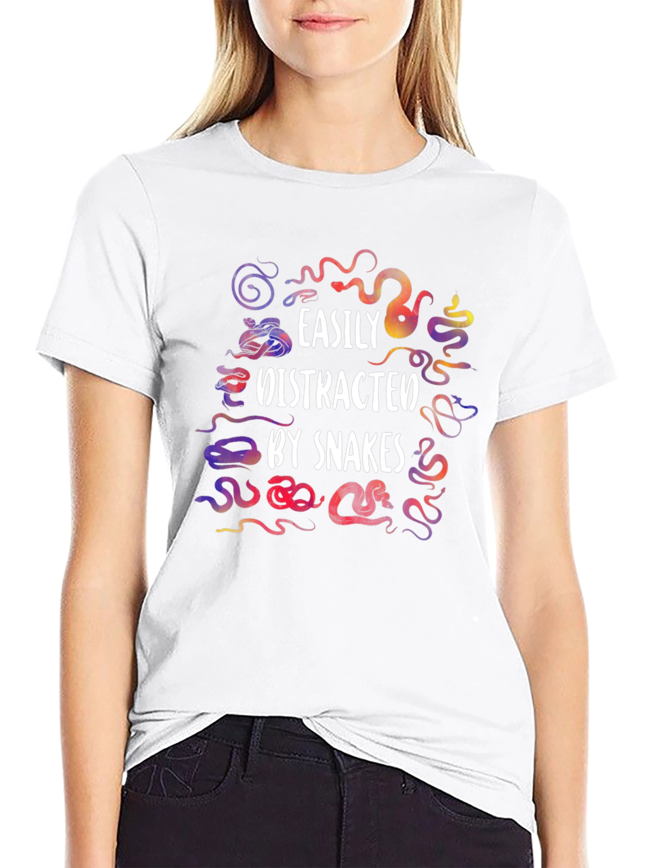 Easily Distracted by Snakes Graphic Tee