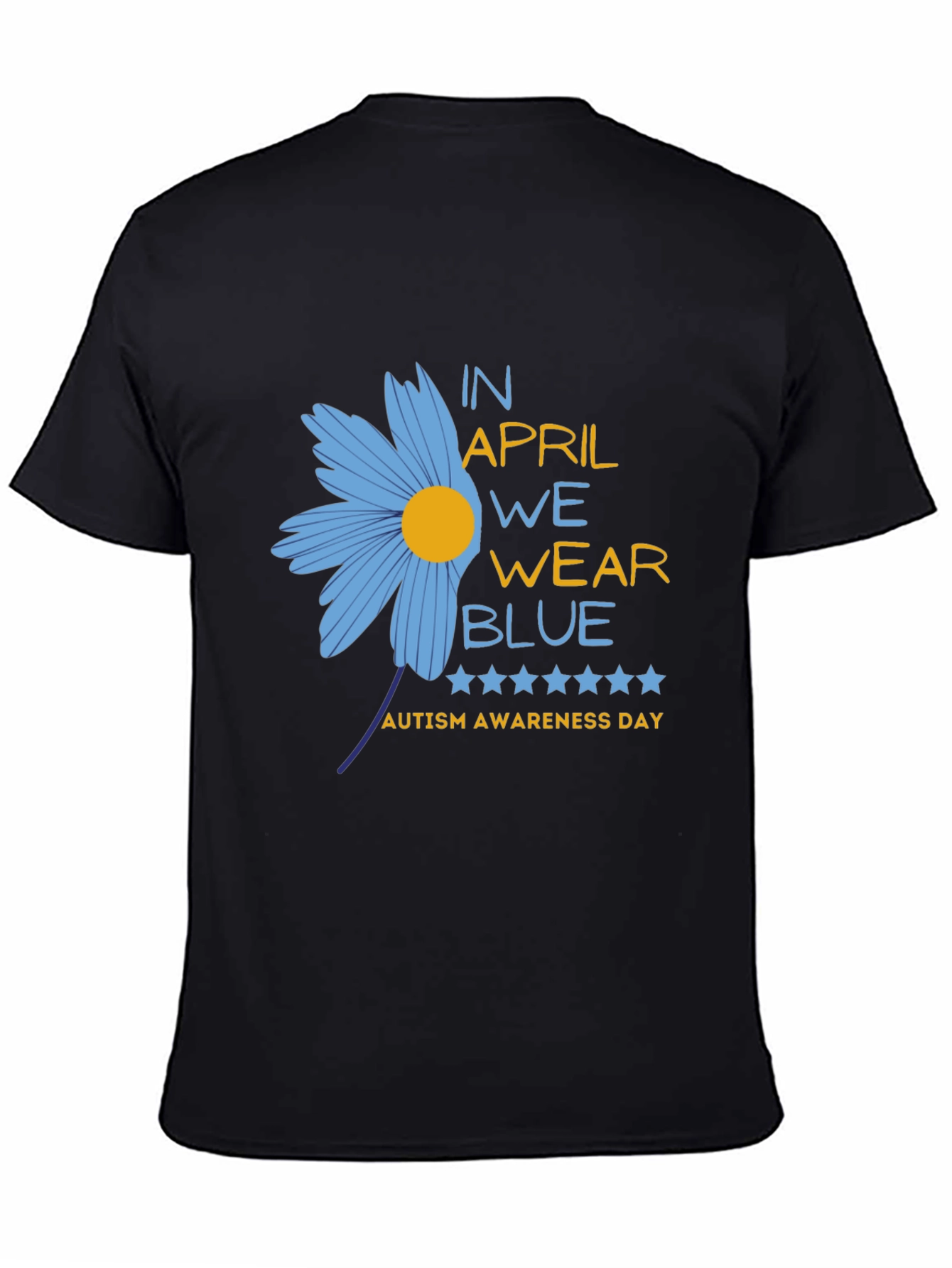 Autism Awareness T-Shirt - In April We Wear Blue