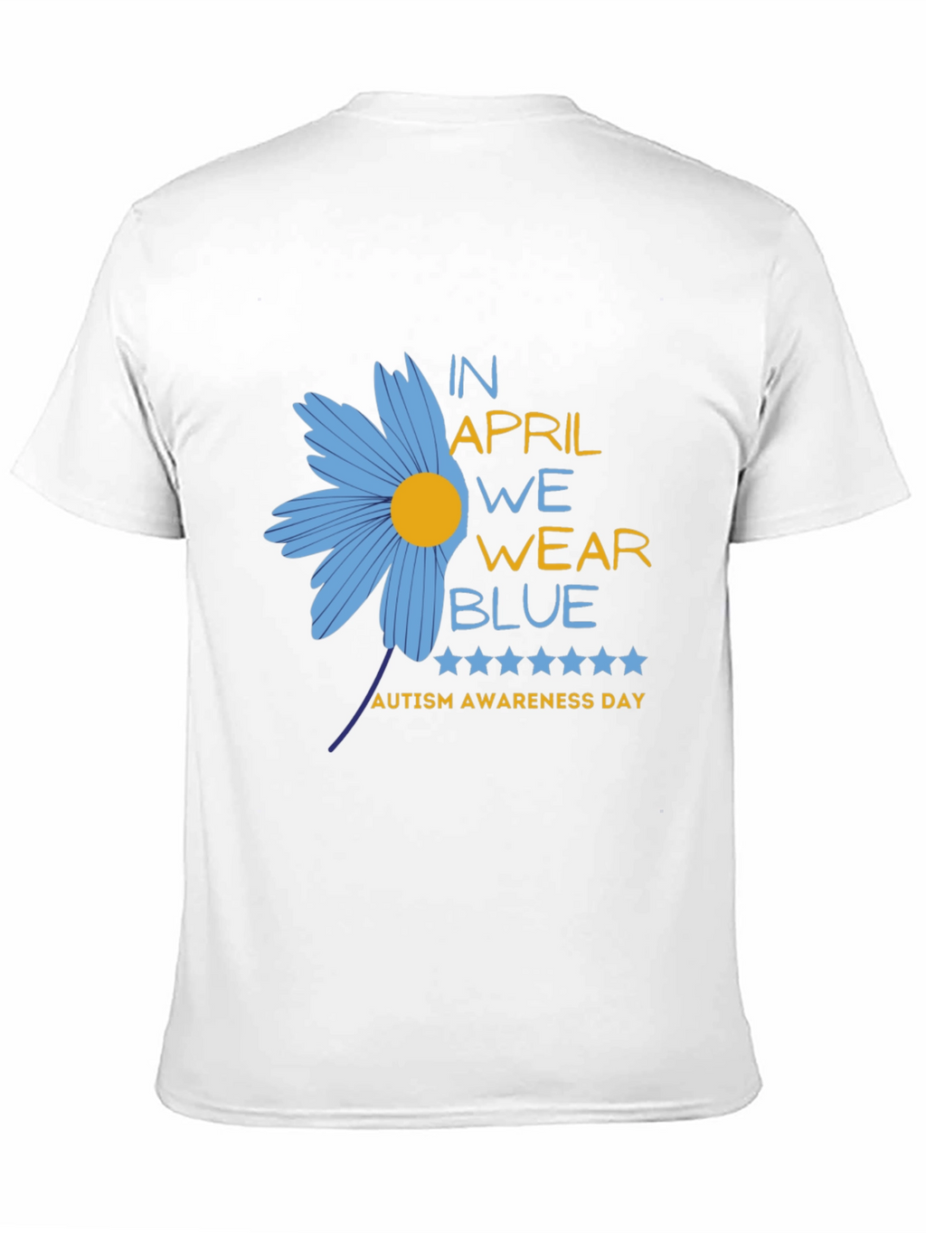 Autism Awareness T-Shirt - In April We Wear Blue