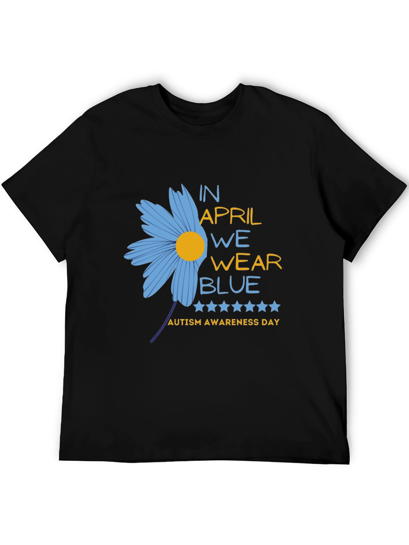 Autism Awareness T-Shirt - In April We Wear Blue