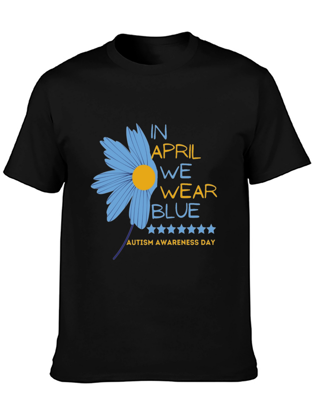 Autism Awareness T-Shirt - In April We Wear Blue