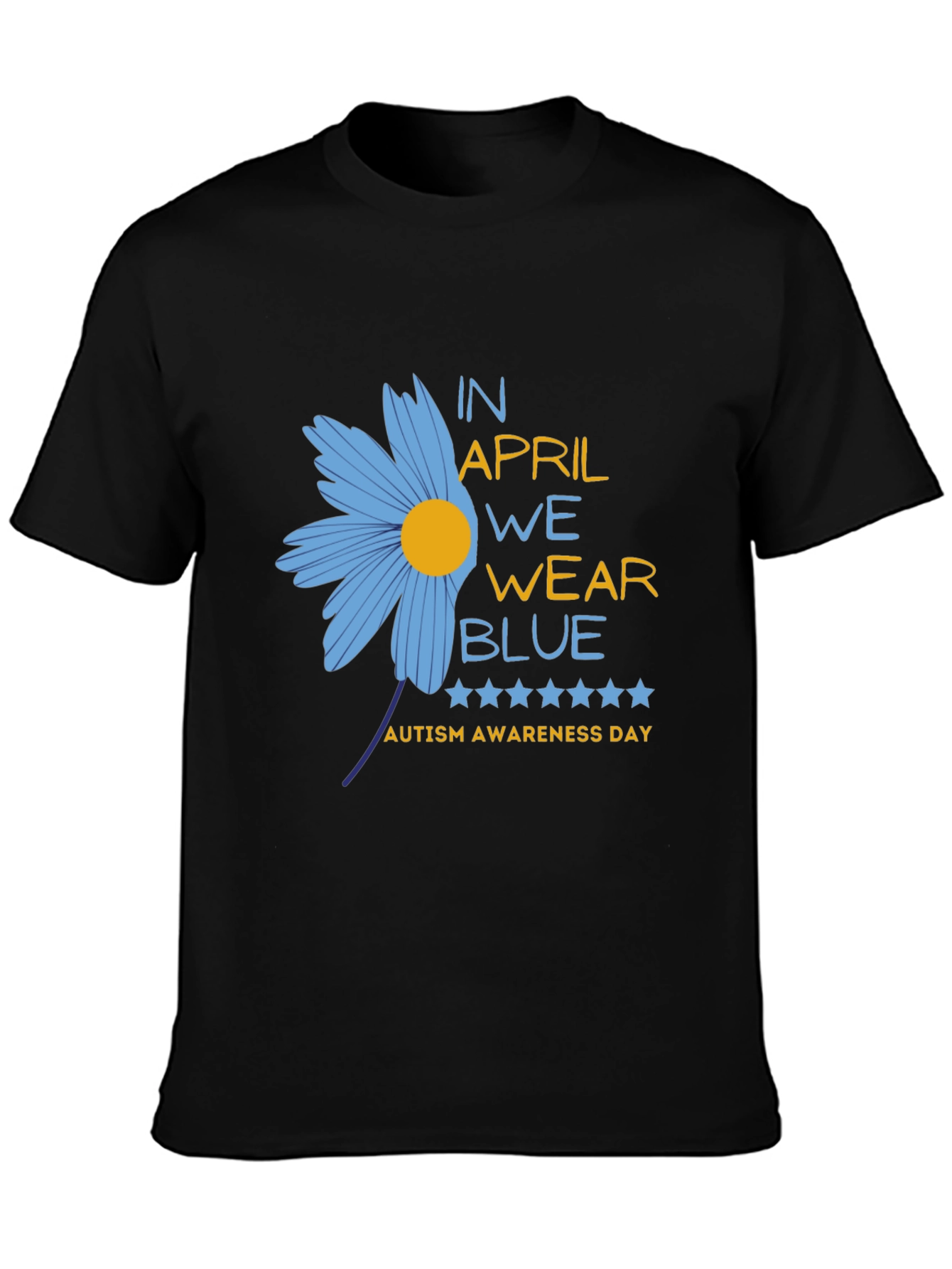 Autism Awareness T-Shirt - In April We Wear Blue