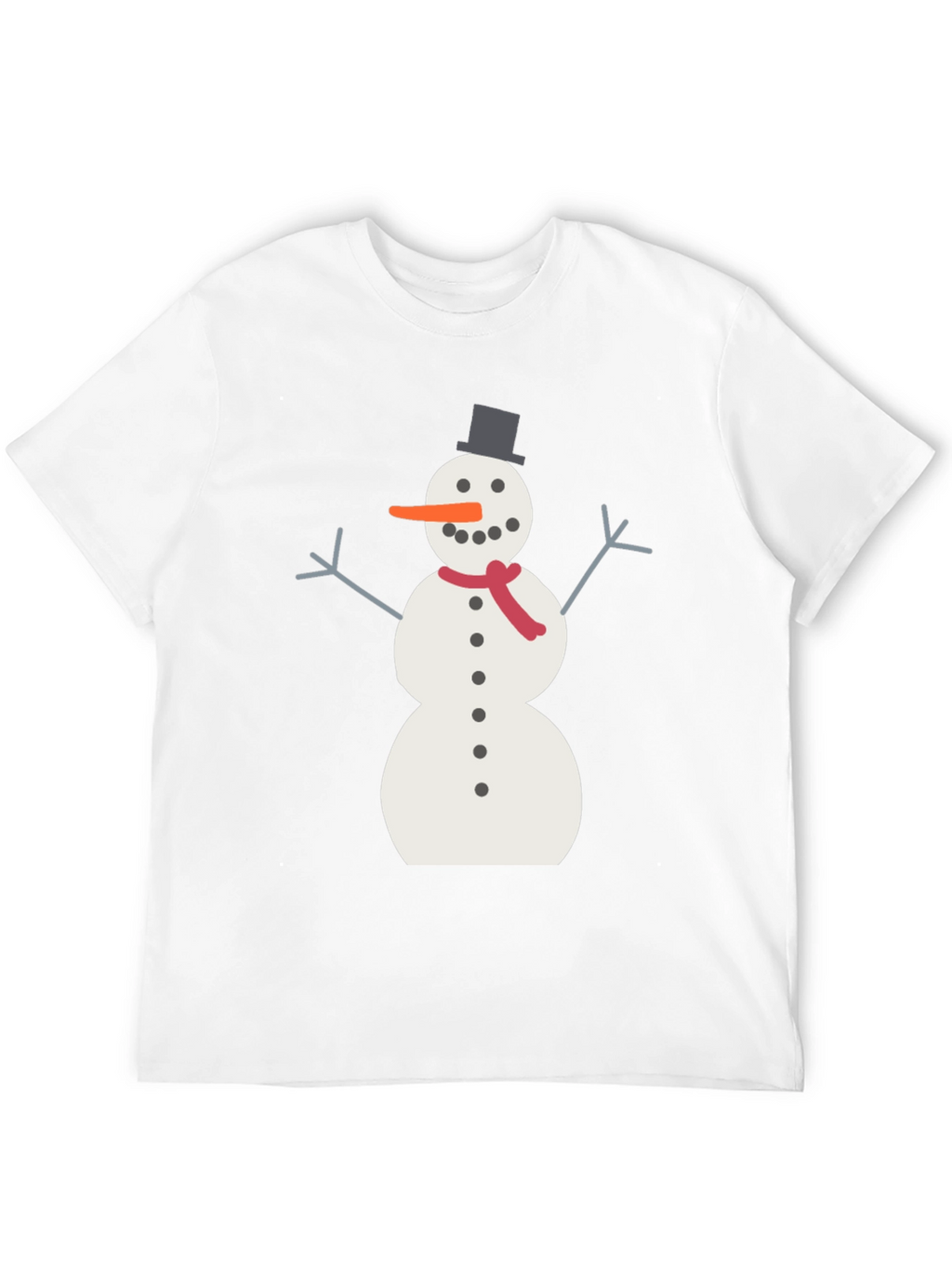 Snowman Graphic Tee - Winter Holiday T-Shirt