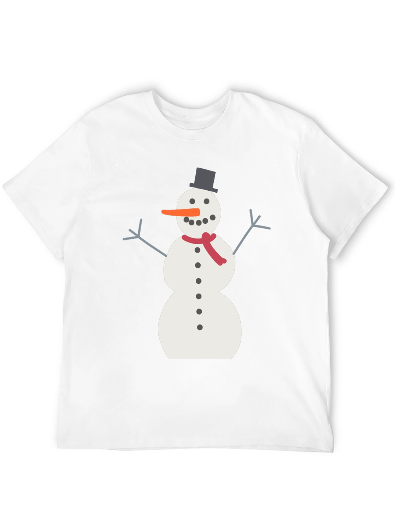 Snowman Graphic Tee - Winter Holiday T-Shirt