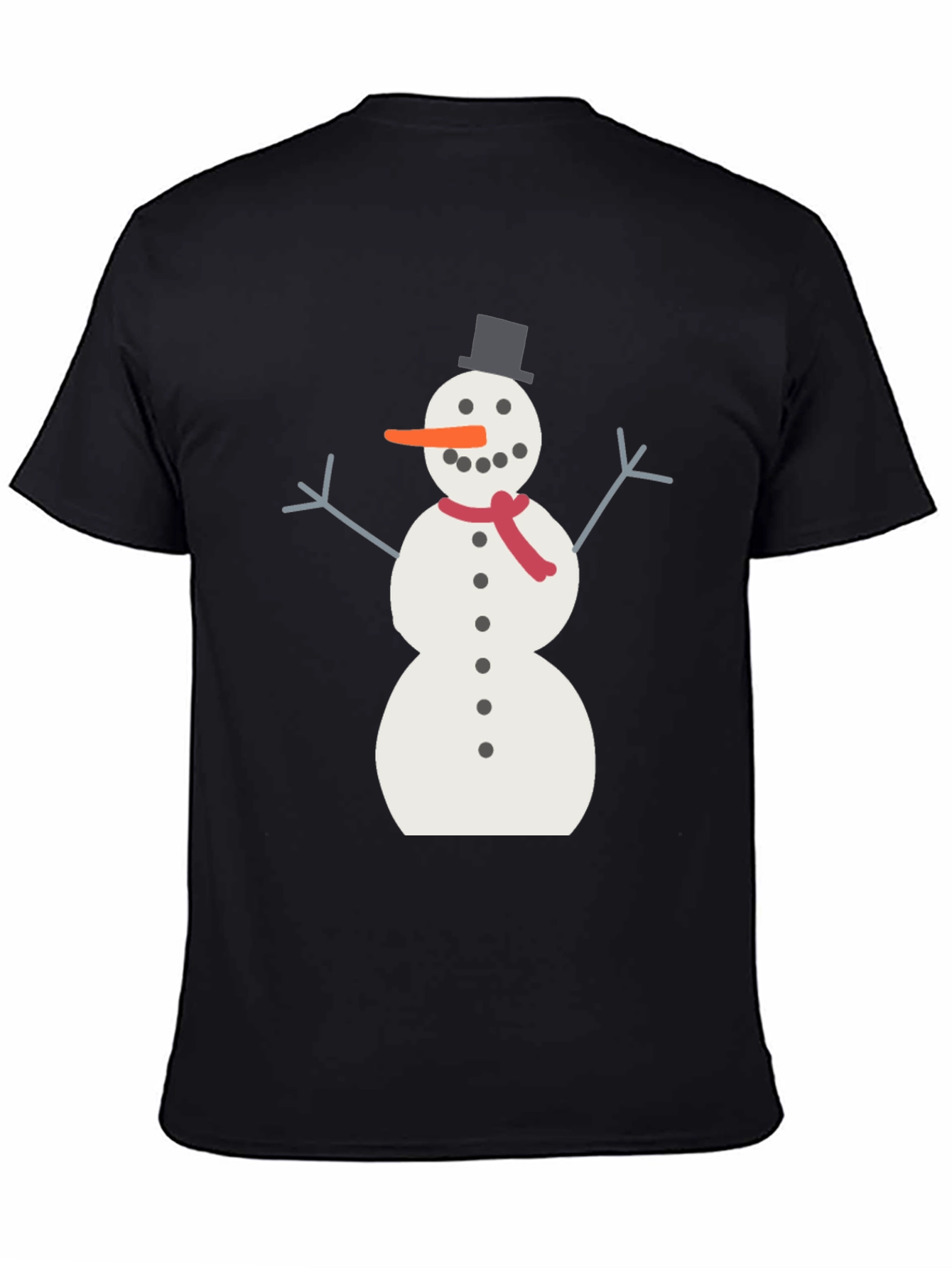 Snowman Graphic Tee - Winter Holiday T-Shirt